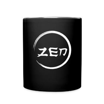 enso spirituality zen buddhism - Full Colour Mug - black - Front