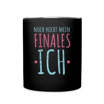 Geschlechtsumwandlung Transformation Geschenk LGBT - Tasse einfarbig - Schwarz - Vorne
