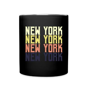 New York - Mug uni - noir - Devant