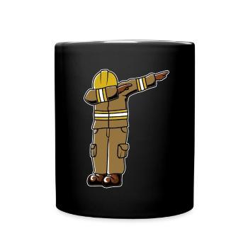 Youth Fire Brigade Volunteer Fire Brigade Association Fire - Full Colour Mug - black - Front