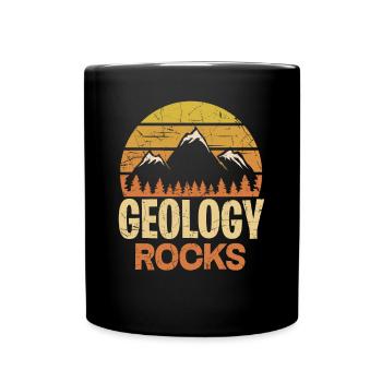 Geologist Natural Science - Full Colour Mug - black - Front