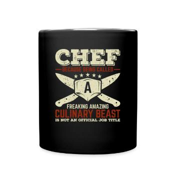 Chef Chef Chef Star Chef - Mug uni - noir - Devant