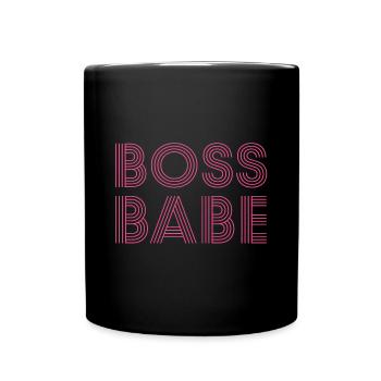Boss Babe - Tasse einfarbig - Schwarz - Vorne