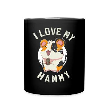 Hamster Golden Hamster - Full Colour Mug - black - Front