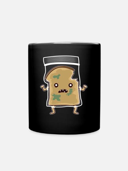 Toastbrot Zombie Sandwitch - Tasse einfarbig - Schwarz