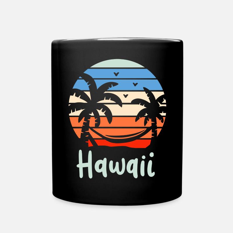 Hawaï Rétro - Mug uni - noir