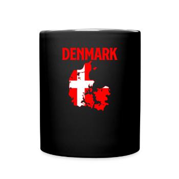 FLAG DAY Denmark - Tasse einfarbig - Schwarz - Vorne