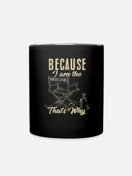 Film Regisseur - Tasse einfarbig - Schwarz