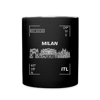 Milan Milan Italie - Mug uni - noir - Devant