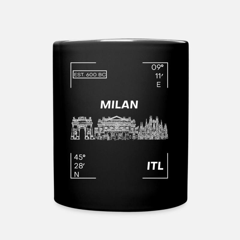 Milan Milan Italie - Mug uni - noir