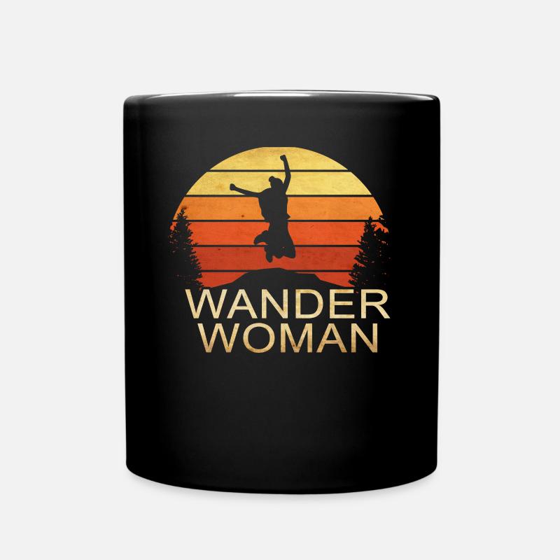 Wander Woman - Tasse einfarbig - Schwarz