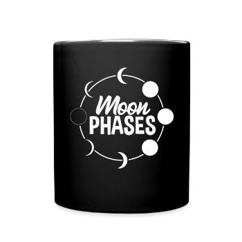 Moon - Full Colour Mug - black - Front