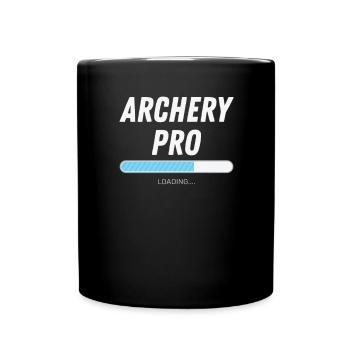 Archery Funny - Archery Pro Loading - Full Colour Mug - black - Front