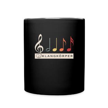 Orchestra Choir Orchestra Retro - Full Colour Mug - black - Front