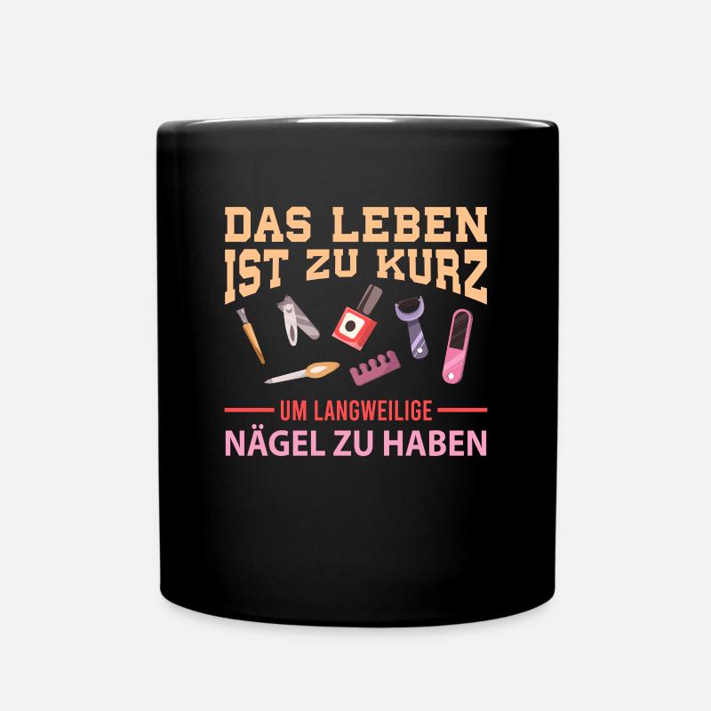 Ongles jamais ennuyeux - Mug uni - noir