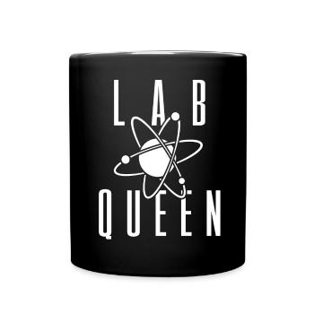 Biologin Chemikerin Labor - Tasse einfarbig - Schwarz - Vorne