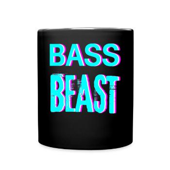 Techno Music House Rave Festival Clothing - Full Colour Mug - black - Front
