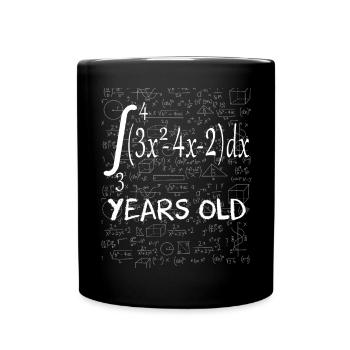 Funny Math Geek Integral Calculus 21st Birthday 21 - Mug uni - noir - Devant