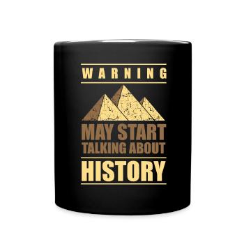 Fachlehrer für Geschichte Historiker Geschenk - Tasse einfarbig - Schwarz - Vorne