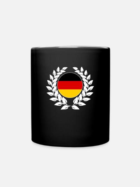 Couronne de laurier Allemagne - Mug uni - noir