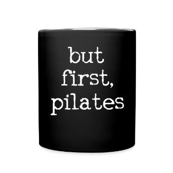Pilates - Mug uni - noir - Devant