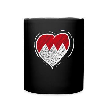 Esquisse des armoiries de Franken Franken est génial - armoiries - Mug uni - noir - Devant