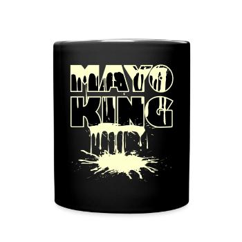 Mayo King - Mayonnaise spilled - Full Colour Mug - black - Front