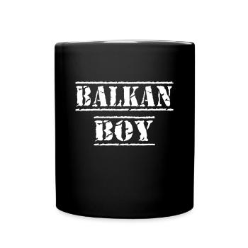 Garçon des Balkans - Mug uni - noir - Devant