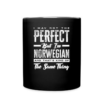 Norvège cadeau parfait - Mug uni - noir - Devant