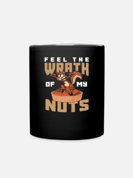 Eichhörnchen Natur Waldtier - Tasse einfarbig - Schwarz