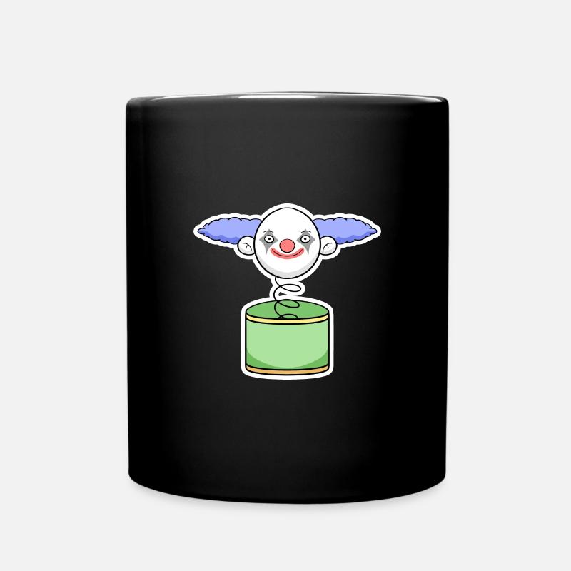 Clown - Tasse einfarbig - Schwarz