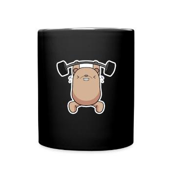 Kraft Bear Athlete - Full Colour Mug - black - Front