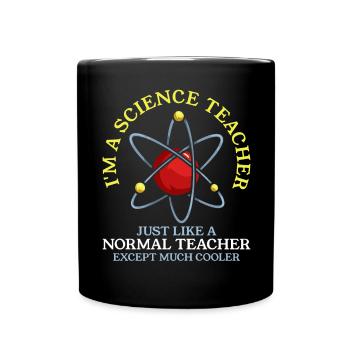 Professeur de sciences chimie physique - Mug uni - noir - Devant