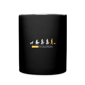 Chien t shirt cadeau motif patte chien propriétaire - Mug uni - noir - Devant