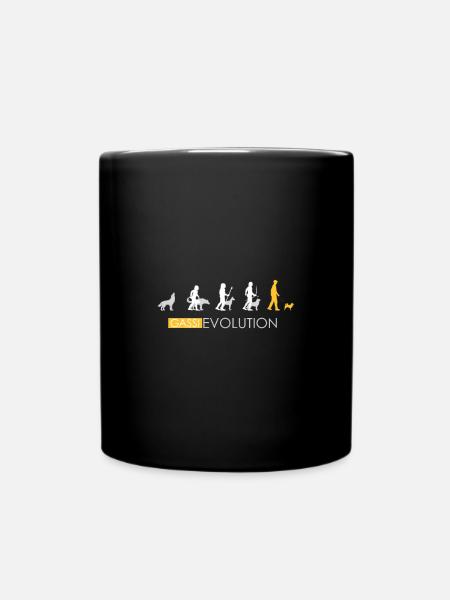 Chien t shirt cadeau motif patte chien propriétaire - Mug uni - noir