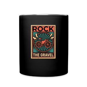 Rock the Gravel | Cyclo-cross - Mug uni - noir - Devant