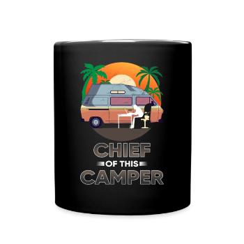 Cadeau de caravane cadeau de campeur - Mug uni - noir - Devant