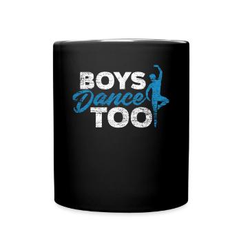 Ballett Junge - Tasse einfarbig - Schwarz - Vorne