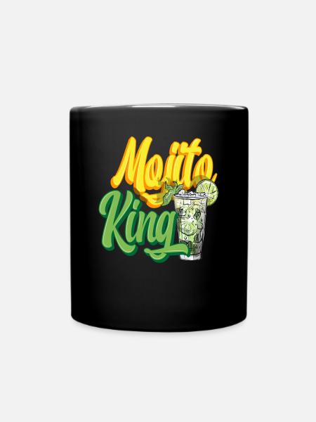 Mojito König - Tasse einfarbig - Schwarz