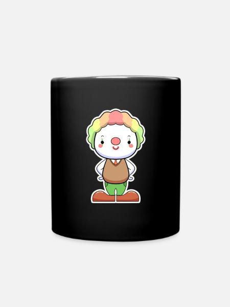 Charme coloré de clown - Mug uni - noir