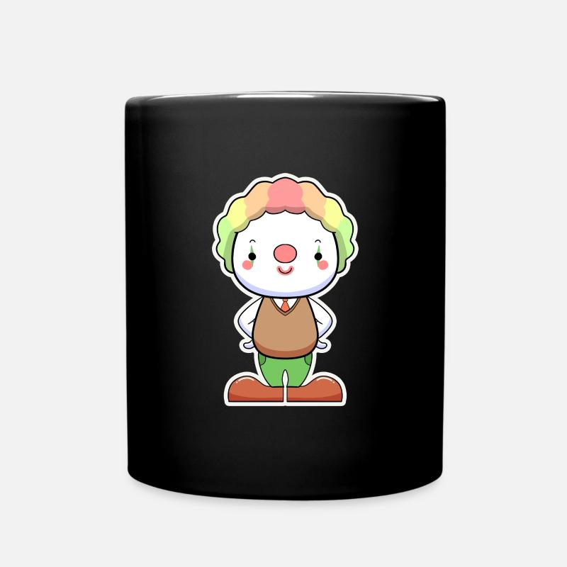 Charme coloré de clown - Mug uni - noir
