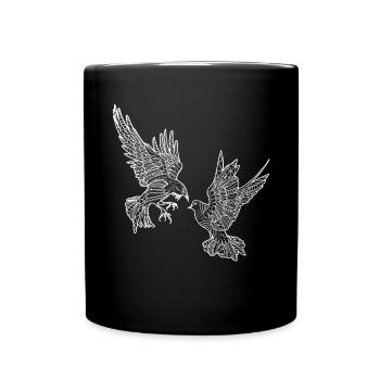Maori Tribal Sonnen Haka Polynesisch Neuseeland - Tasse einfarbig - Schwarz - Vorne