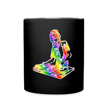Disc jockey - Full Colour Mug - black - Front