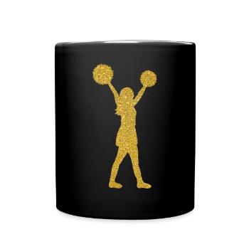 Cheerleading cheerleader dance gift women - Full Colour Mug - black - Front