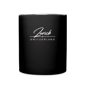 Zurich, Suisse - Mug uni - noir - Devant