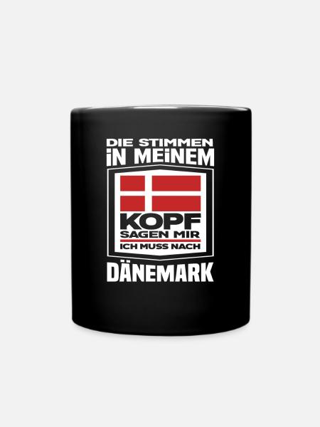 Dänemark Stimmen - Tasse einfarbig - Schwarz