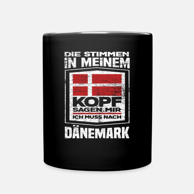 Dänemark Stimmen - Tasse einfarbig - Schwarz