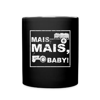 Mais Mais Baby - Tasse einfarbig - Schwarz - Vorne