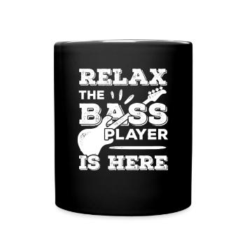 Bass player bass guitar bass bass guitarist gift - Full Colour Mug - black - Front