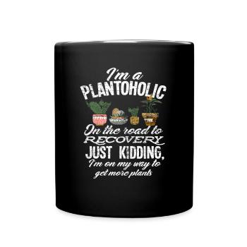 Garden plant lover gift - Full Colour Mug - black - Front
